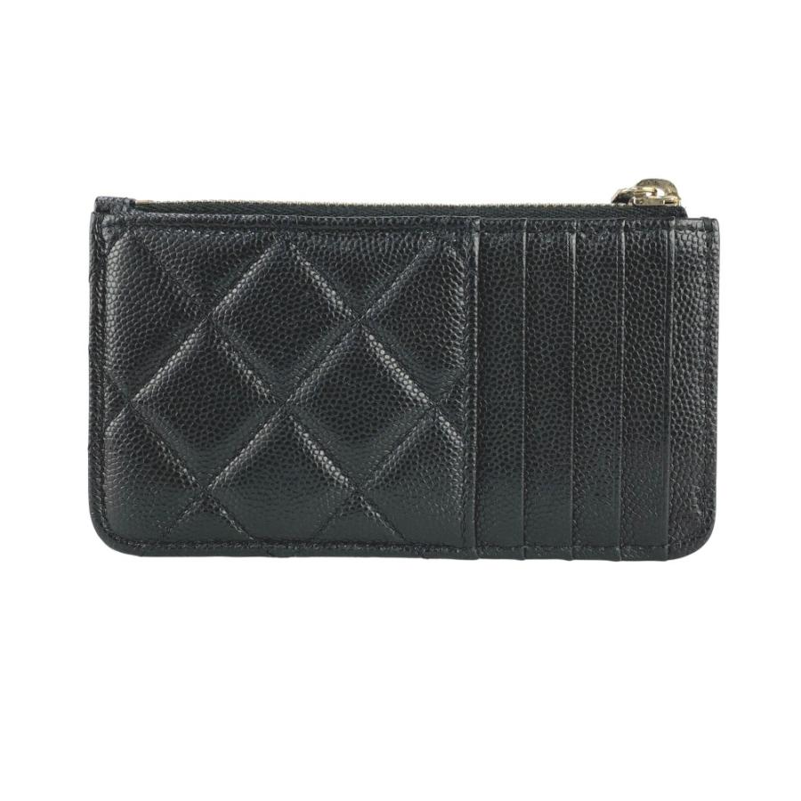 シャネル ■新同■ ココマーク コインケース カードケース 小銭入れ コンパクト 財布 キャビアスキン レザー ブラック 箱 【519505】11 |  | 01