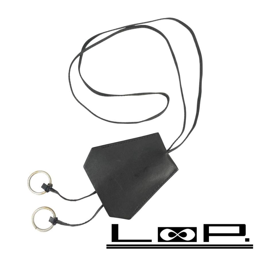 エルメス ■中古■103cm■ クロシェット ロング ネックレス ペンダント アクセサリー キーリング ブラック レザー □B刻 箱 【519765】11 | 