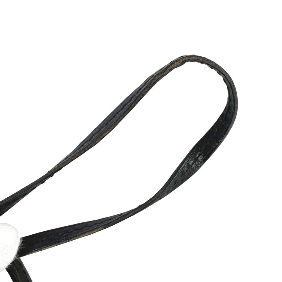 エルメス ■中古■103cm■ クロシェット ロング ネックレス ペンダント アクセサリー キーリング ブラック レザー □B刻 箱 【519765】11 |  | 06
