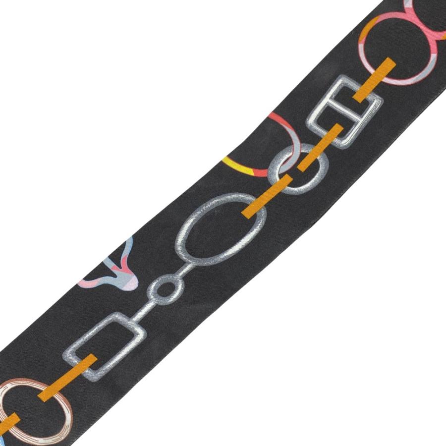 エルメス ■中古■ ドゥ レ ブックル ツイリー スカーフ ファッション シルク ブラック 箱 【519772】11 |  | 06