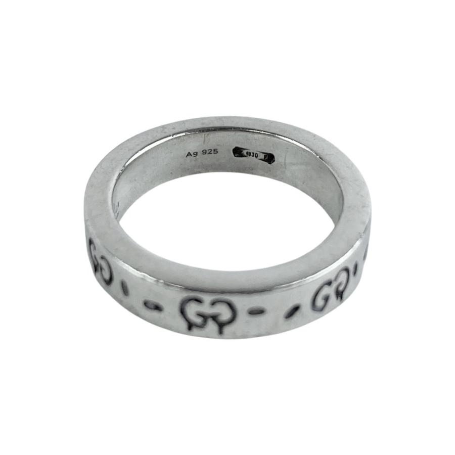 グッチ ■中古■ アイコン リング 指輪 アクセサリー GG シルバー SV925 #8 箱 【522642】8 |  | 07