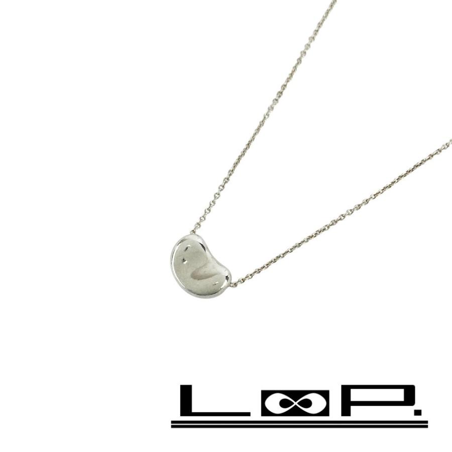 6A9 Tiffany&Co. ビーン型ネックレス ティファニー sv 925 ティファニー □美品□ ビーン ネックレス アクセサリー シルバー SV