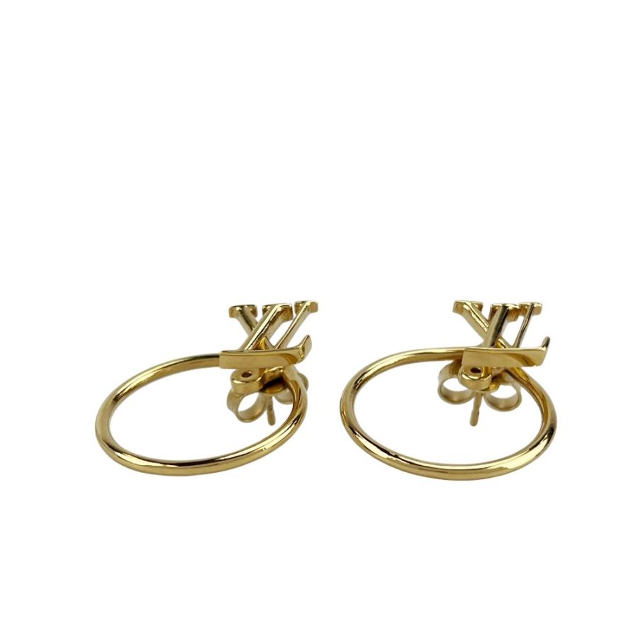 ルイヴィトン ■美品■ ブックルドレイユ エクリプスフープ ピアス アクセサリー ゴールド GP M00763 箱 【523908】11 |  | 03