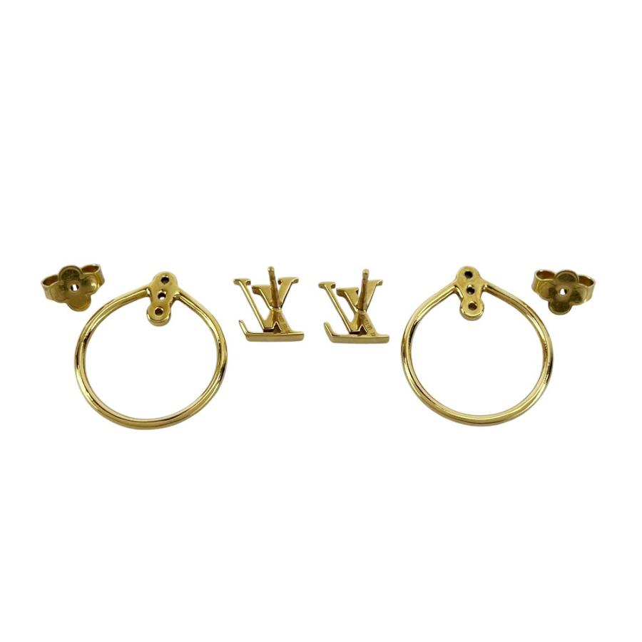 ルイヴィトン ■美品■ ブックルドレイユ エクリプスフープ ピアス アクセサリー ゴールド GP M00763 箱 【523908】11 |  | 06