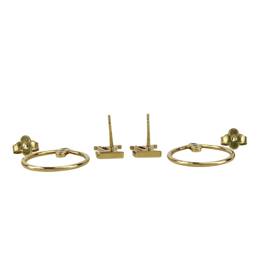 ルイヴィトン ■美品■ ブックルドレイユ エクリプスフープ ピアス アクセサリー ゴールド GP M00763 箱 【523908】11 |  | 07