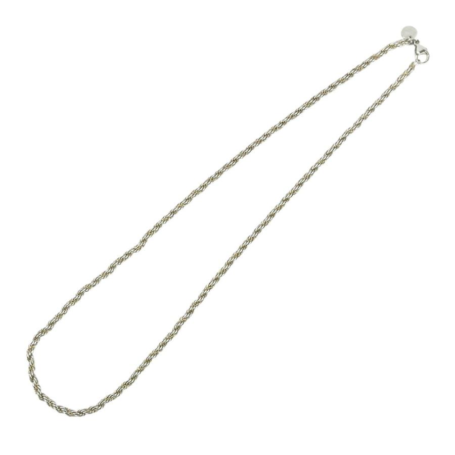ティファニー ■美品■ ツイスト スクリュー ネックレス アクセサリー コンビ シルバー ゴールド SV 925 14K 14.7g 箱 【523939】11 |  | 01