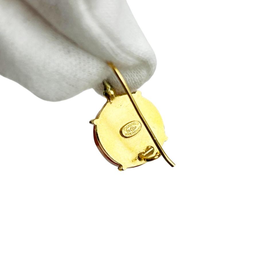 シャネル ■美品■ グリポア ピアス アクセサリー ココマーク ゴールド オレンジ GP 99P 箱 【524011】11 |  | 07