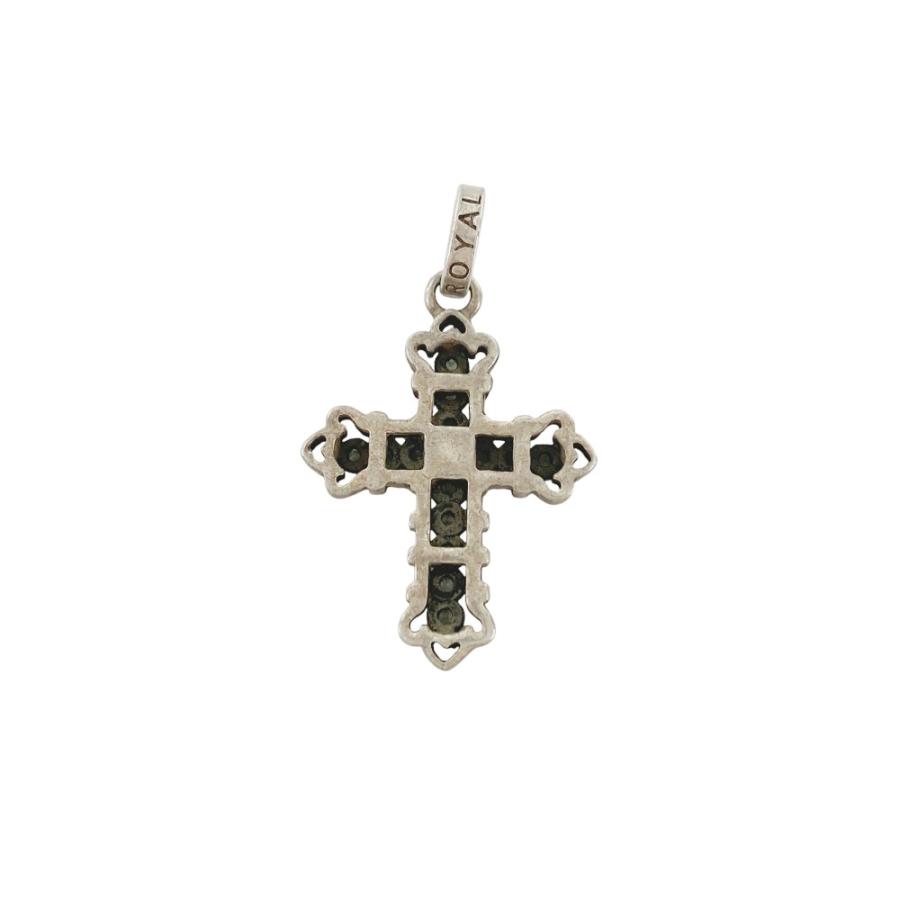 ロイヤルオーダー ■美品■ スモールコンソートクロス ｗ/ＣＺ ペンダントトップ シルバー SV 925 ジルコニア 【524110】7 |  | 01