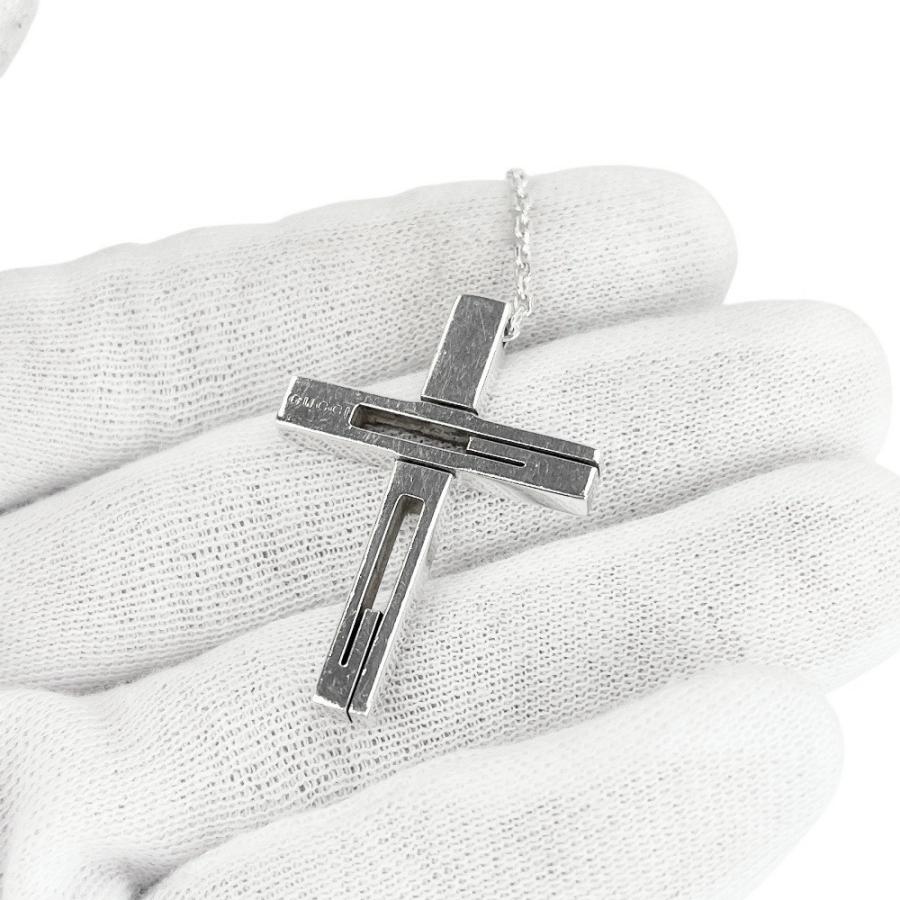 グッチ ■美品■ カットアウトG ネックレス アクセサリー SV925 シルバー 【526770】13 |  | 07