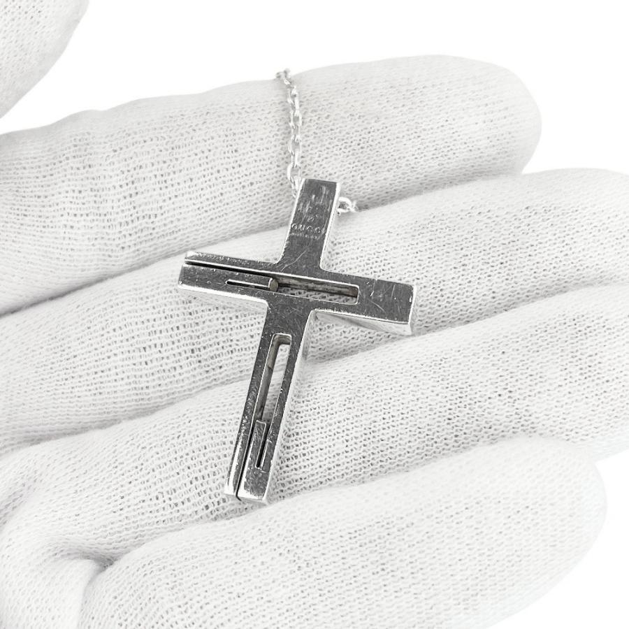 グッチ ■美品■ カットアウトG ネックレス アクセサリー SV925 シルバー 【526770】13 |  | 08