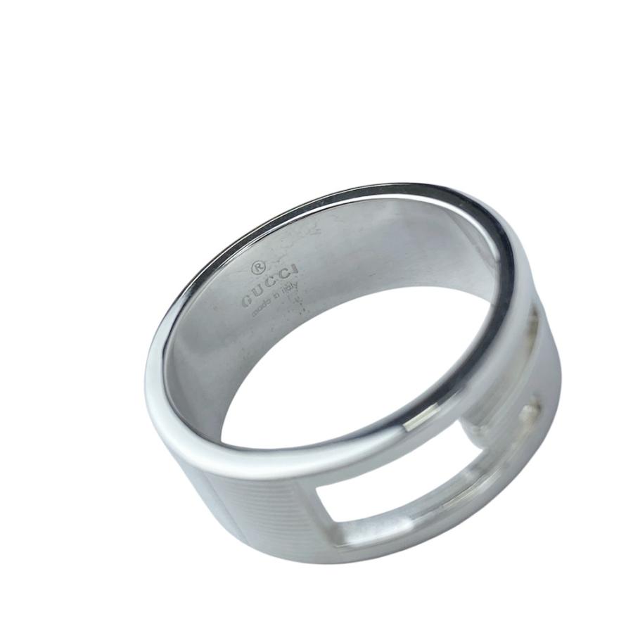 グッチ ■新同■磨き済■ ブランテッド G リング 指輪 アクセサリー シルバー SV 925 #21 【527371】10 |  | 07