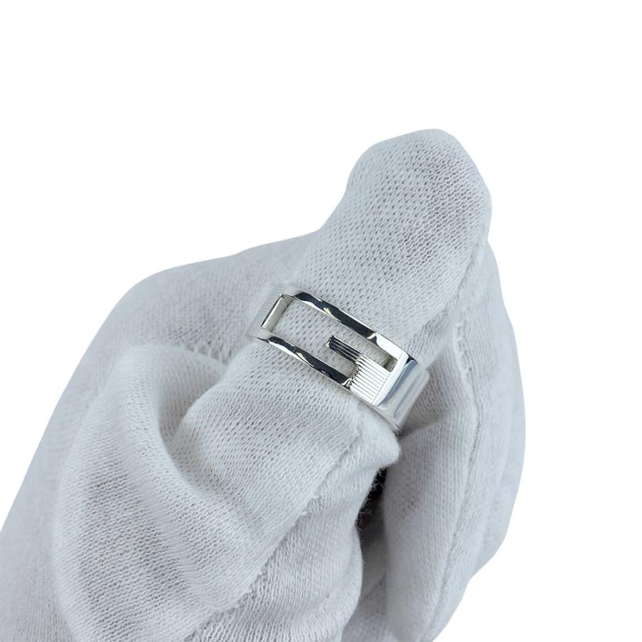 グッチ ■新同■磨き済■ ブランテッド G リング 指輪 アクセサリー シルバー SV 925 #21 【527371】10 |  | 08