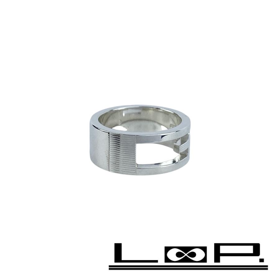 グッチ ■新同■磨き済■ ブランテッド G リング 指輪 アクセサリー シルバー SV 925 #10 【527395】10 | 