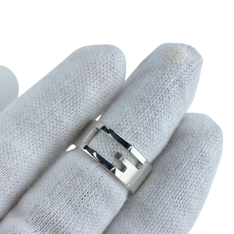 グッチ ■新同■磨き済■ ブランテッド G リング 指輪 アクセサリー シルバー SV 925 #10 【527395】10 |  | 08