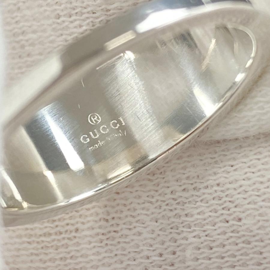 グッチ ■新同■磨き済■ ブランテッド G リング 指輪 アクセサリー シルバー SV 925 #16 【527401】10 |  | 07