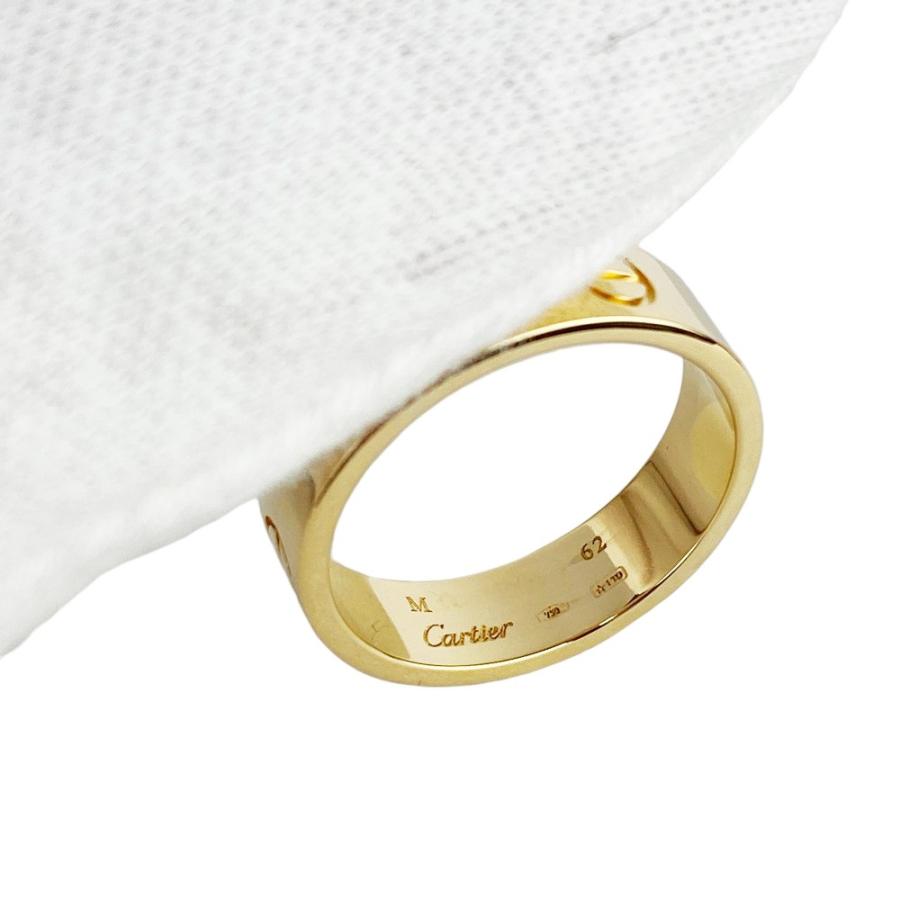 カルティエ ■新同■磨き済■ ラブ リング 指輪 アクセサリー ゴールド K18 YG 750 #62 21号 約8.9g 箱 【529177】11 |  | 06