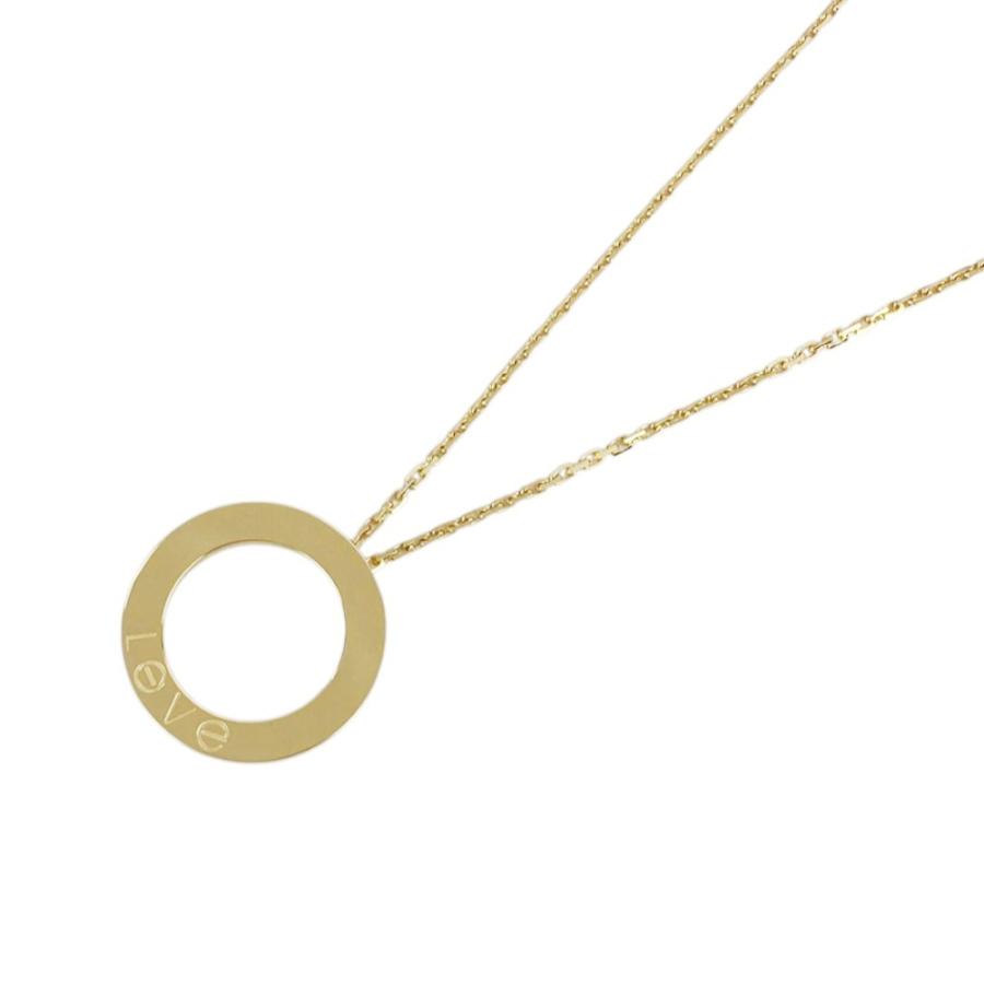 カルティエ ■新同■磨き済■ ラブ サークル ネックレス アクセサリー ゴールド 3PD ダイヤ K18 YG 750 約13g 箱 【529337】11 |  | 01