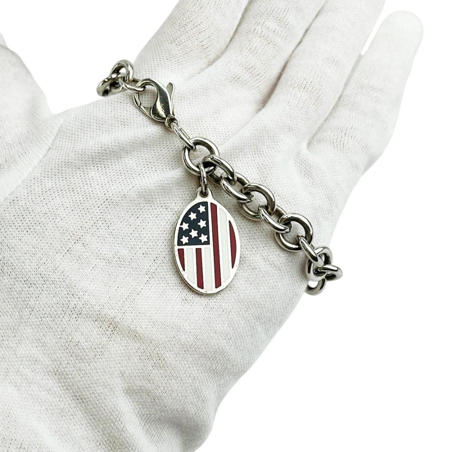 ティファニー ■中古■ リターントゥ オーバル タグ ブレスレット アクセサリー 星条旗 アメリカ 国旗 シルバー SV 925 【530562】11 |  | 09