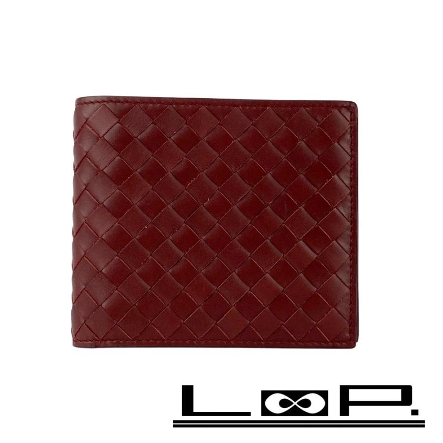 ボッテガヴェネタ □美品□ イントレチャート 二つ折り 財布