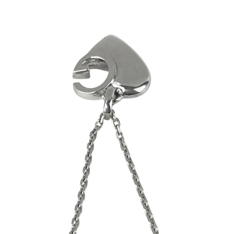 グッチ □美品□ ハート G ネックレス アクセサリー シルバー SV925 箱