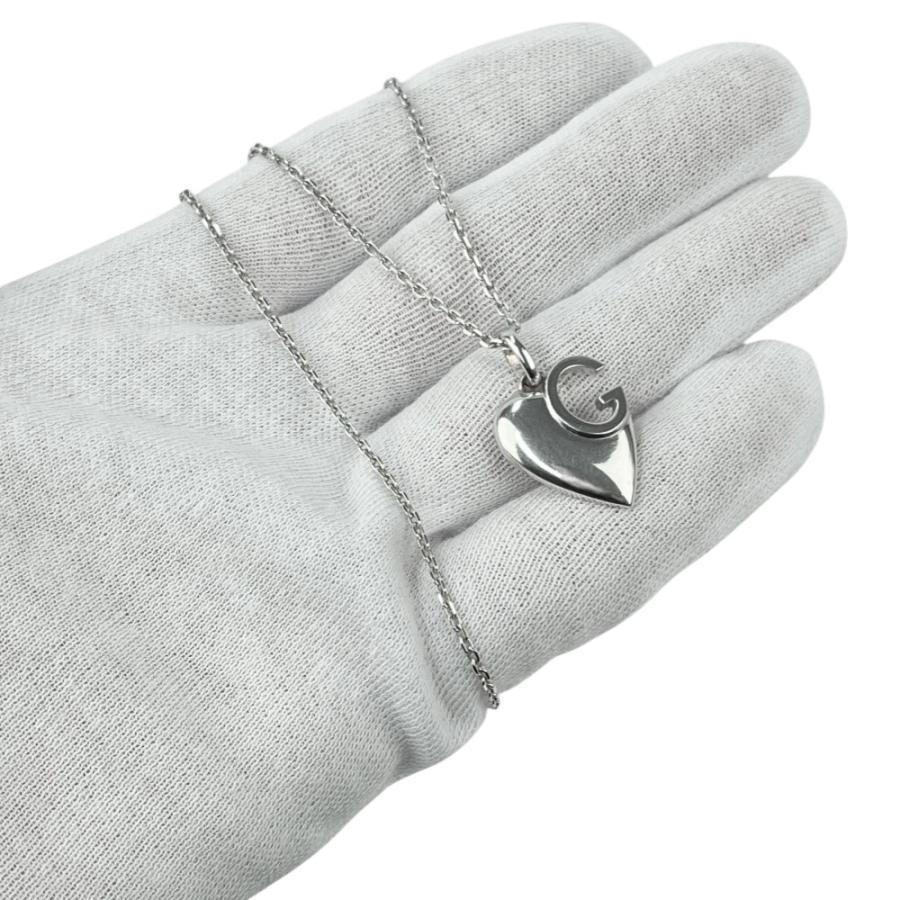 グッチ □美品□ ハート G ネックレス アクセサリー シルバー SV925 箱