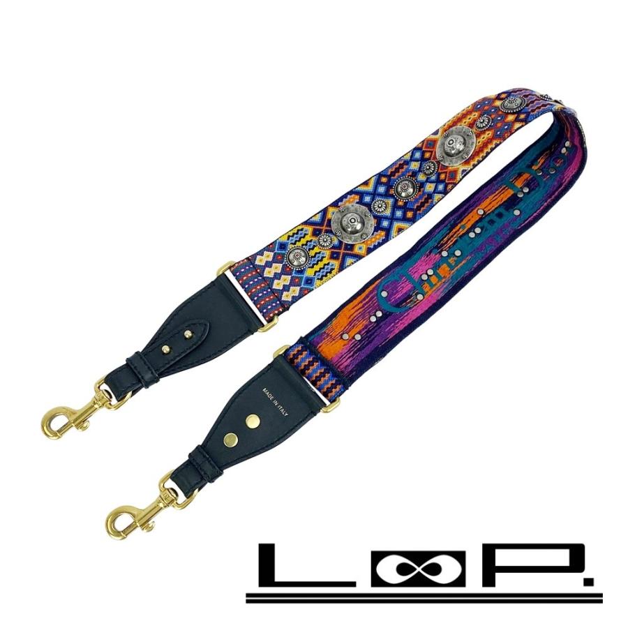 ディオール ■中古■ ショルダー ストラップ エンブロイダリー コンチョ 刺 キャンバス マルチカラー 【533587】11 | 