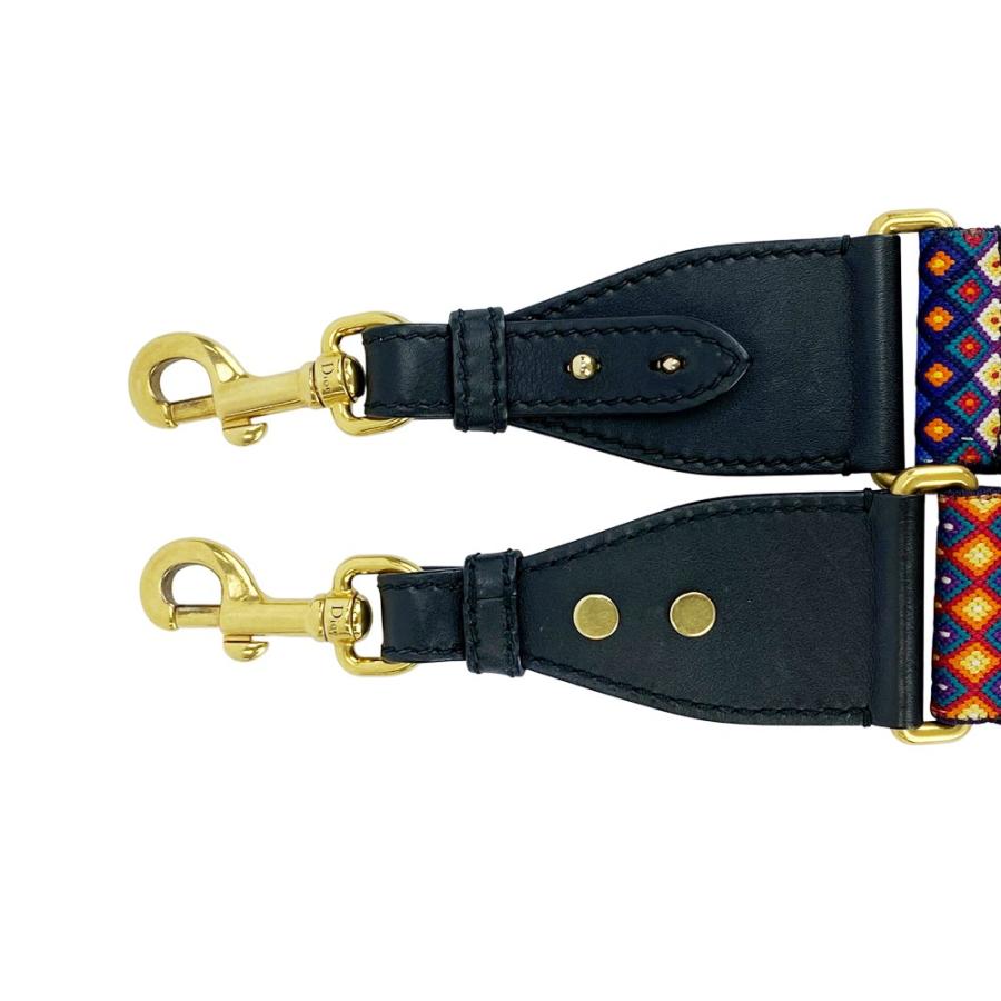 ディオール ■中古■ ショルダー ストラップ エンブロイダリー コンチョ 刺 キャンバス マルチカラー 【533587】11 |  | 02