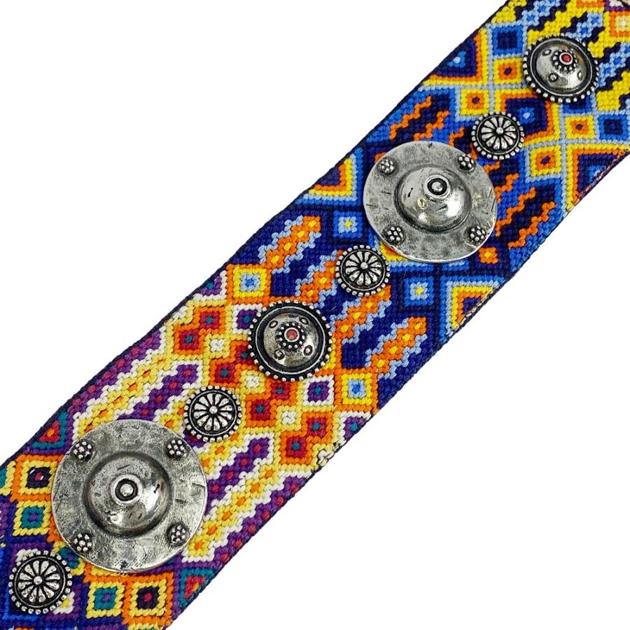 ディオール ■中古■ ショルダー ストラップ エンブロイダリー コンチョ 刺 キャンバス マルチカラー 【533587】11 |  | 06