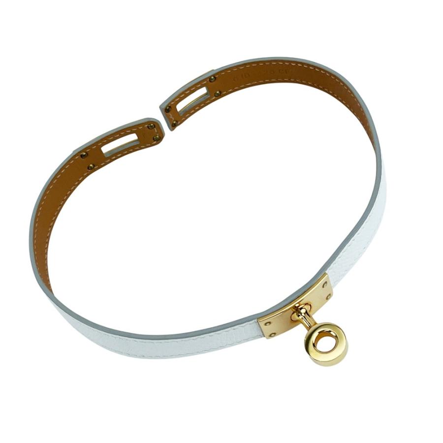 エルメス ■中古■ ケリー ドゥブルトゥール ブレスレット 二重 ホワイト エプソン C刻 【534133】11 |  | 09