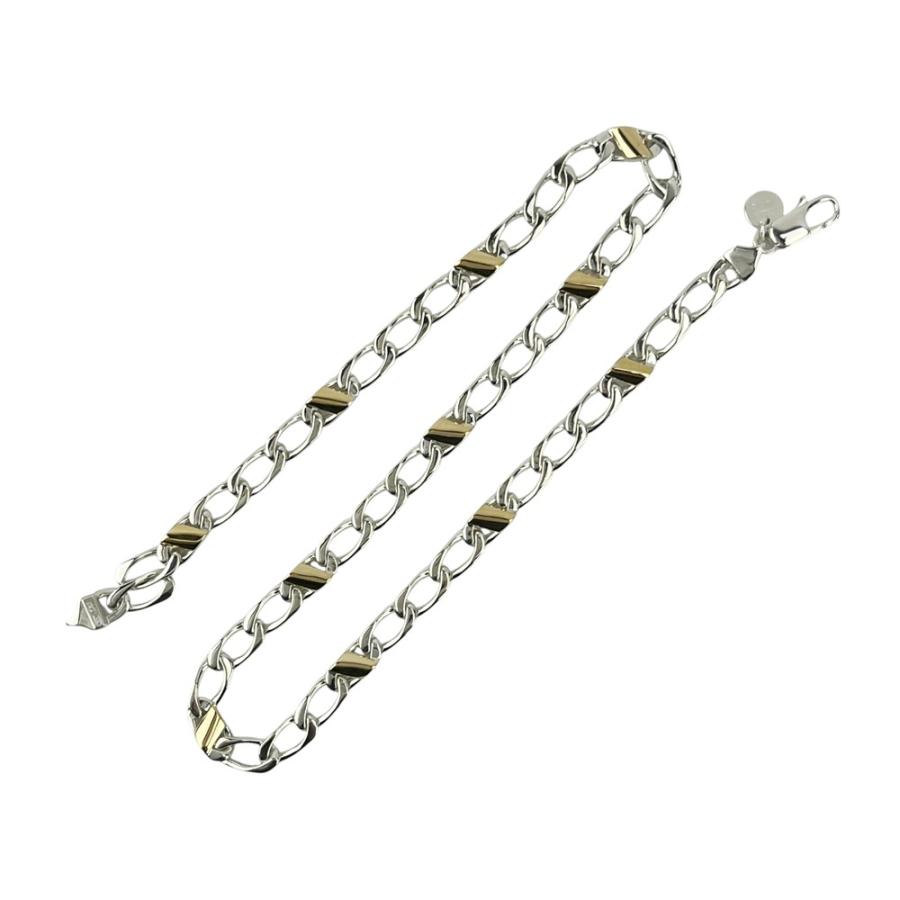 ティファニー ■新同■磨き済■ フィガロ チェーン ネックレス アクセサリー シルバー ゴールド SV 925 K18 YG 750 【534560】10 |  | 06