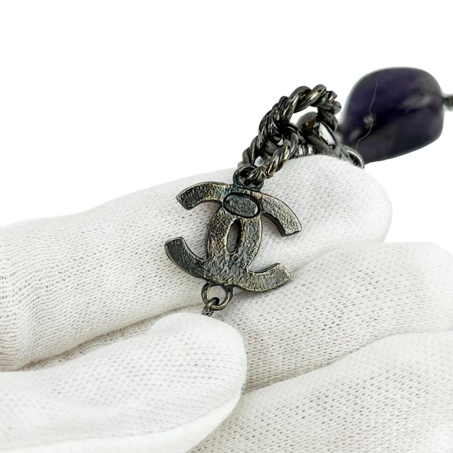 シャネル ■中古■88cm■ ロング ネックレス アクセサリー ココマーク マルチカラー ラインストーン フェイクパール SS 【534980】11 |  | 04