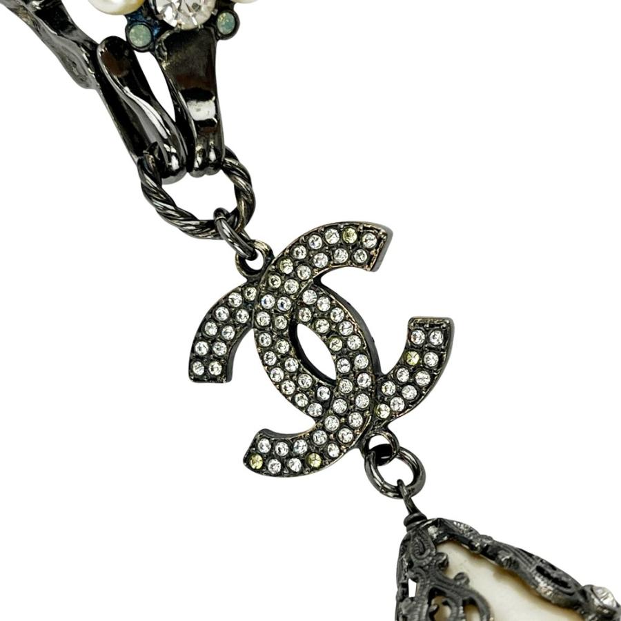 シャネル ■中古■88cm■ ロング ネックレス アクセサリー ココマーク マルチカラー ラインストーン フェイクパール SS 【534980】11 |  | 05