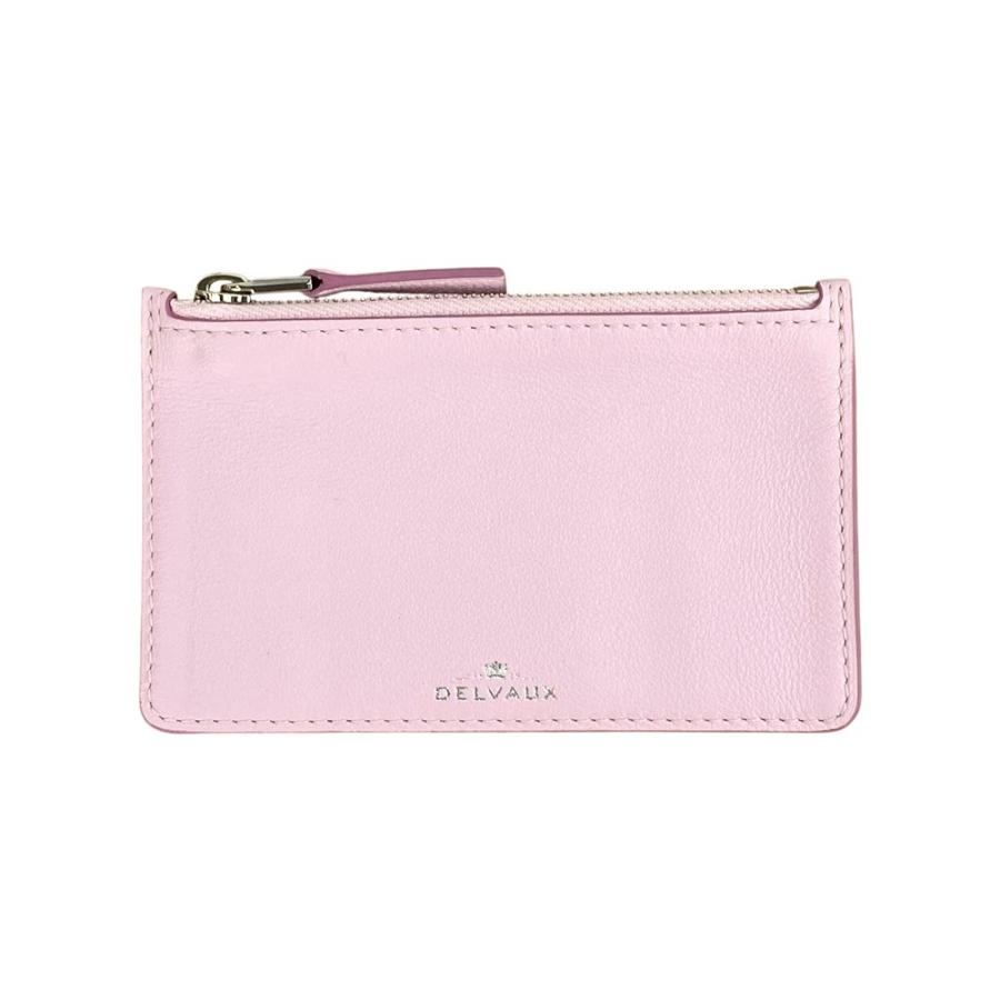 デルヴォー ■中古■ 三つ折り 財布 コンパクト 札入れ 小銭入れ レザー ピンク  【535062】11 |  | 05