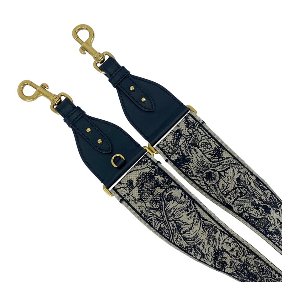 ディオール ■中古■ ショルダー ストラップ エンブロイダリー アニマル 刺繍 キャンバス ベージュ ブラック 【535383】11 |  | 06
