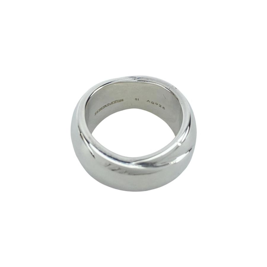 エルメス ■美品■ ウェーブデザイン リング 指輪 アクセサリー シルバー SV 925 #51 【535444】11 |  | 05