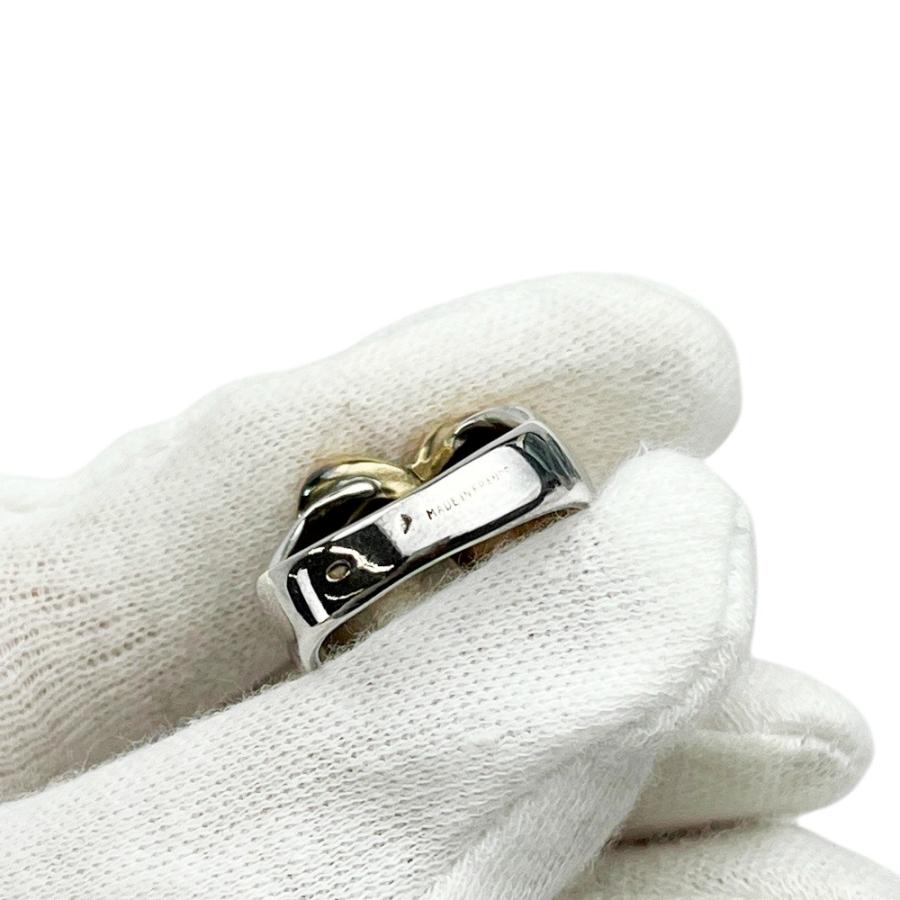 エルメス ■美品■ヴィンテージ■ リンゴ リング 指輪 アクセサリー アップルモチーフ コンビ シルバー ゴールド SV 925 #56 【535451】11 |  | 08
