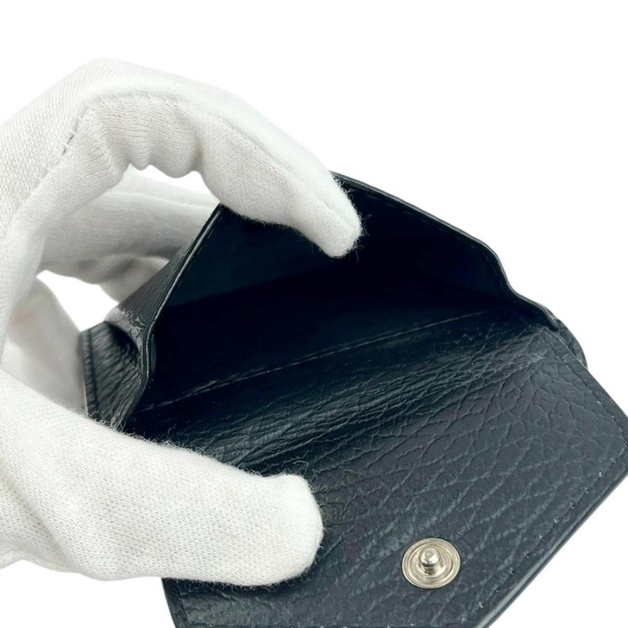 メゾンマルジェラ □美品□ 三つ折り 財布 コンパクト ミニ ウォレット