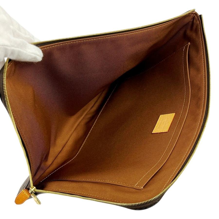 ルイヴィトン ■美品■ エテュイ ヴォワヤージュ クラッチ セカンド バッグ MM モノグラム ブラウン M44499 箱 【536304】11 |  | 06