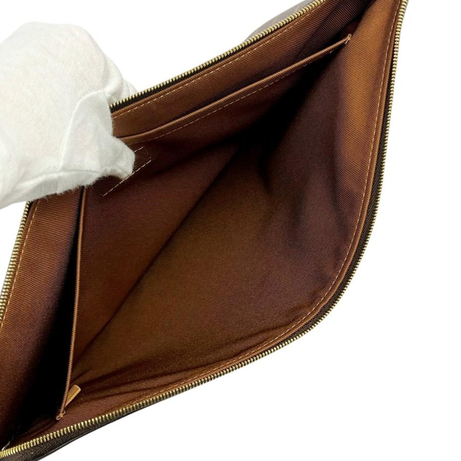 ルイヴィトン ■美品■ エテュイ ヴォワヤージュ クラッチ セカンド バッグ MM モノグラム ブラウン M44499 箱 【536304】11 |  | 07