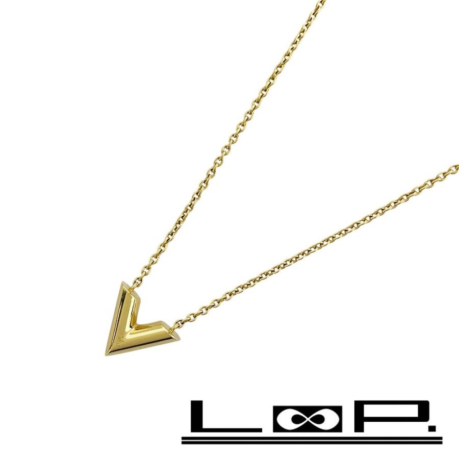 ルイヴィトン □美品□ エセンシャル V ネックレス ペンダント 