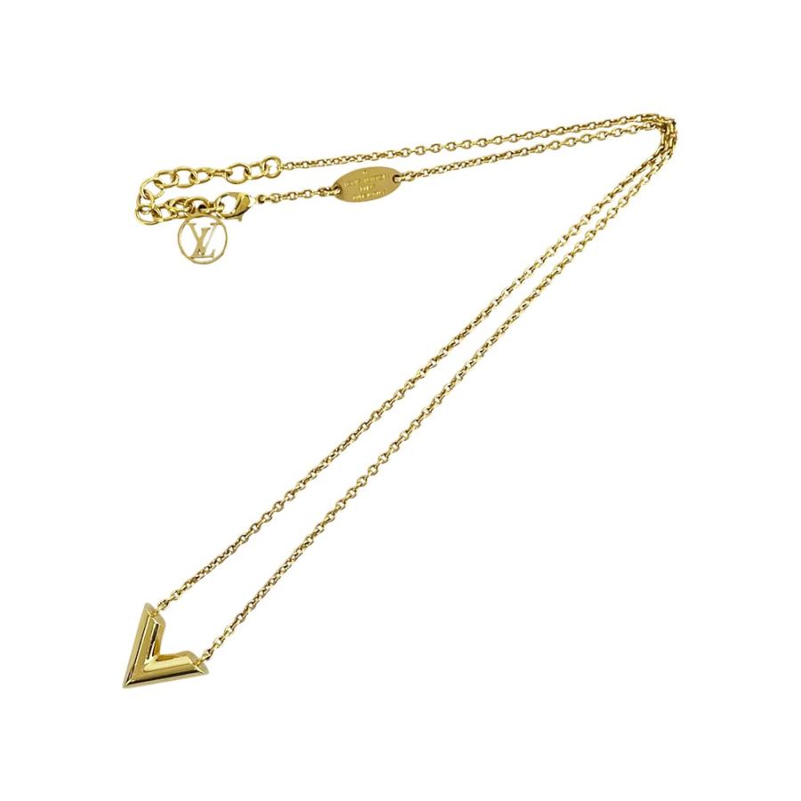 ルイヴィトン ■美品■ エセンシャル V ネックレス ペンダント アクセサリー ゴールド GP M61083 【536847】11_9