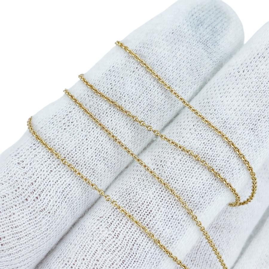 ティファニー ■美品■ バイザヤード ネックレス 1PD ダイヤ K18 YG750 イエローゴールド 1.7g 【537325】13 |  | 08