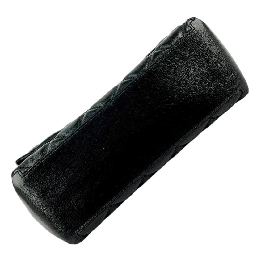 マークジェイコブス ■美品■ ザ キルテッド デュアル チェーン 2WAY ハンド ショルダー バッグ レザー ブラック 【537424】11 |  | 04