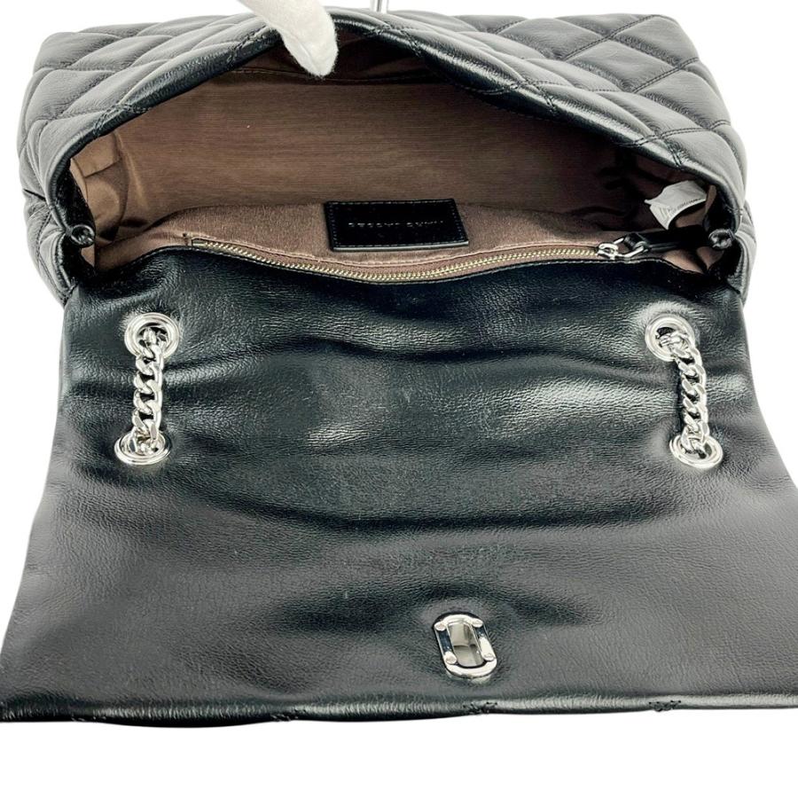 マークジェイコブス ■美品■ ザ キルテッド デュアル チェーン 2WAY ハンド ショルダー バッグ レザー ブラック 【537424】11 |  | 06