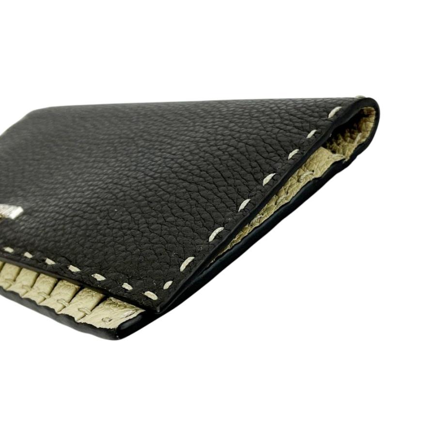 フェンディ □美品□ セレリア 二つ折り 長財布 ウォレット ステッチ