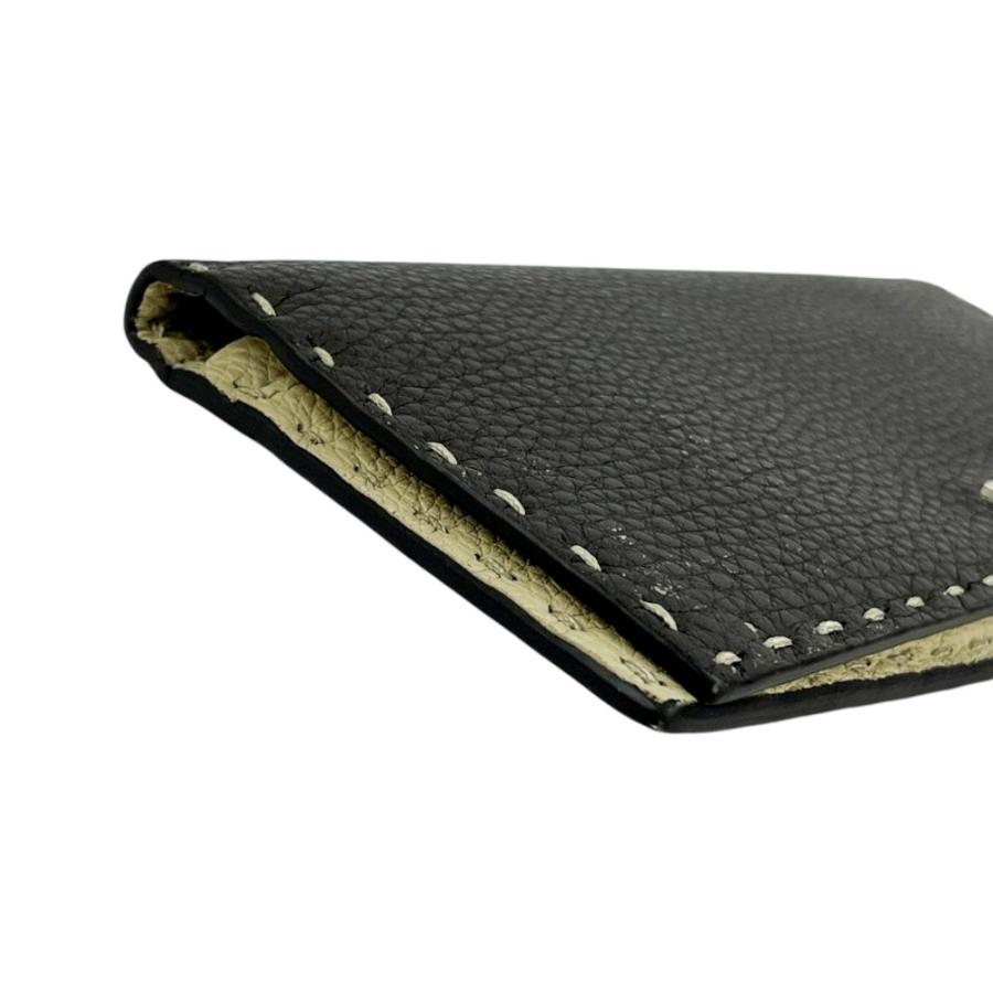 フェンディ □美品□ セレリア 二つ折り 長財布 ウォレット ステッチ