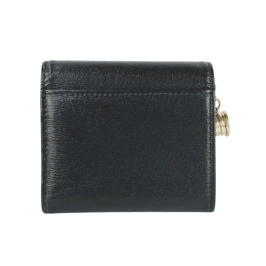 ブルガリ ■美品■ ビーゼロワン B-zero1 三つ折り財布 コンパクトウォレット ロゴ レザー ブラック ゴールド 箱 【538391】7 |  | 01