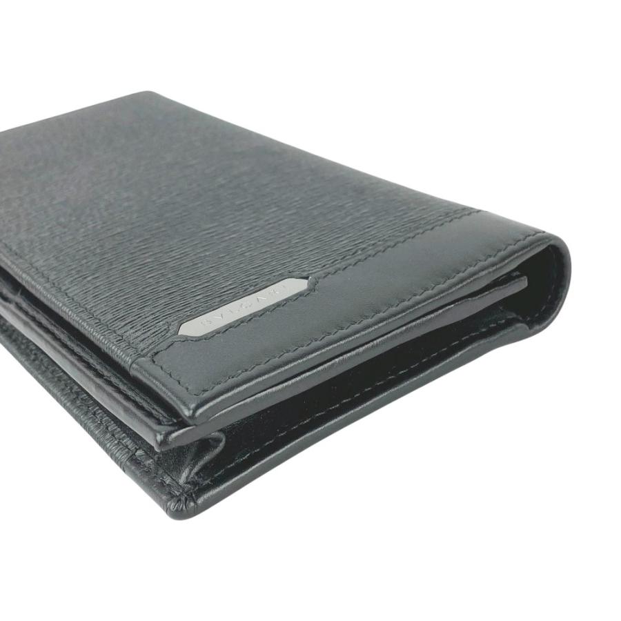 ブルガリ ■新同■ セルペンティ スカリエ マン 二つ折り 長財布 ウォレット ロゴプレート レザー ブラック 282852 BLK 箱 【538506】7 |  | 03