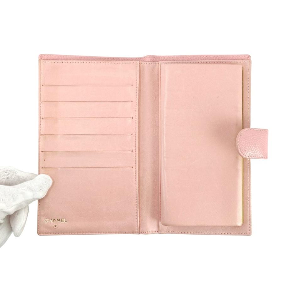シャネル ■中古■ 二つ折り長財布 ウォレット がま口 ココマーク キャビアスキン ピンク A13498 箱 【538667】7 |  | 06