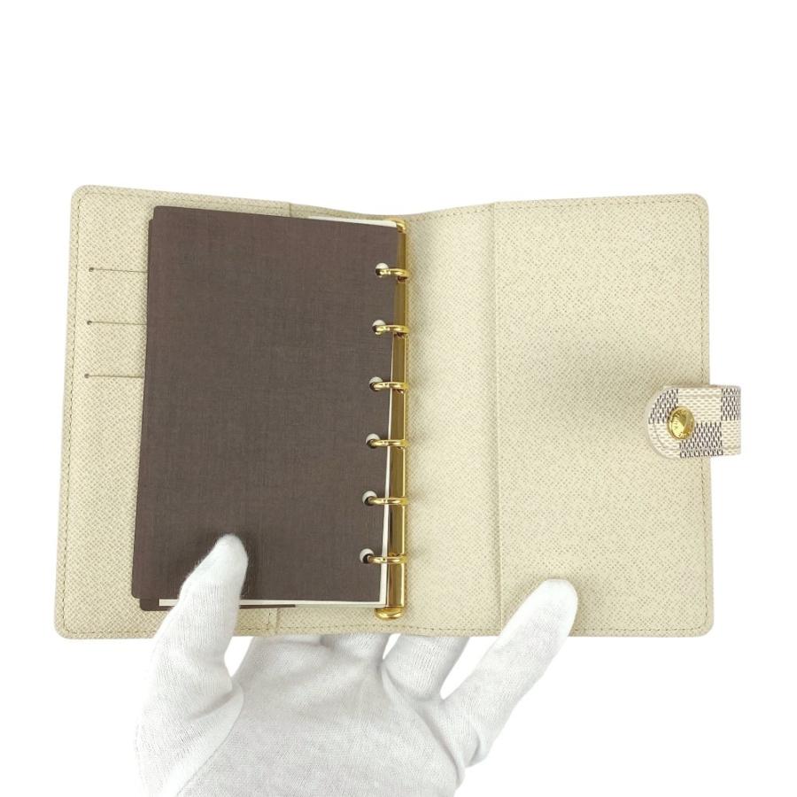 ルイヴィトン ■中古■ アジェンダ PM 6つ穴 システム手帳 カバー ダミエ アズール R20706 【538889】7 ルイヴィトン □中古□ アジェンダ PM 6つ穴 システム手帳 カバー